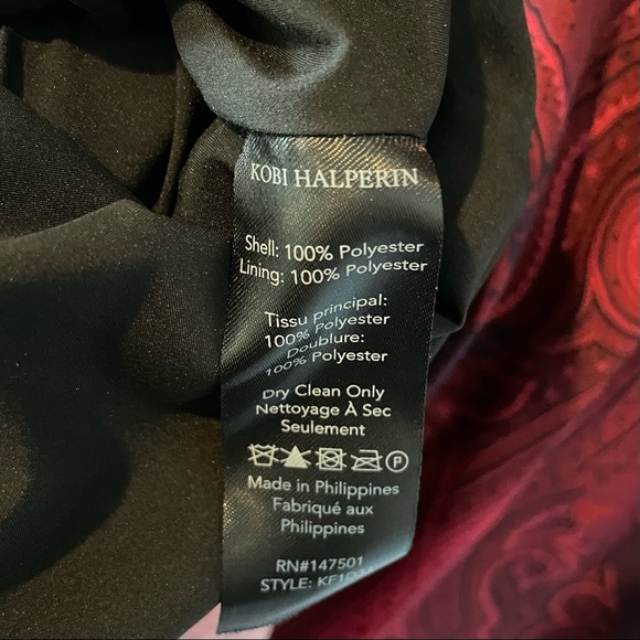 Kobi Halperin Maureen Dress Cherry - Picture 9 of 10